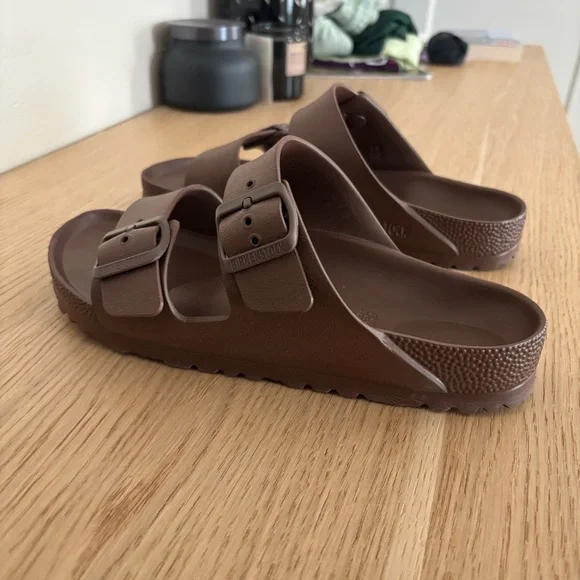 Brown EVA Birkenstock Arizona sandals - Picture 2 of 8